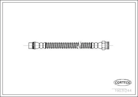 Гальмівний шланг CORTECO 19031244