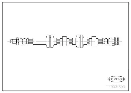 Гальмівний шланг CORTECO 19031593