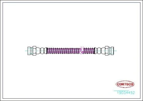 Гальмівний шланг CORTECO 19034452