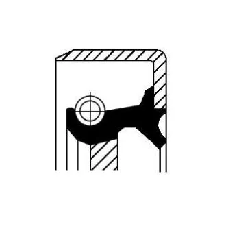 Сальник колінвалу CORTECO 20034262B