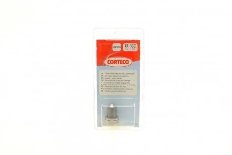 Пробка зливу мастила з ущільненням CORTECO 220125S