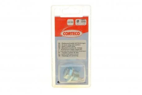 Пробка поддона VOLKSWAGEN LT 97-06 масляного CORTECO 220136S