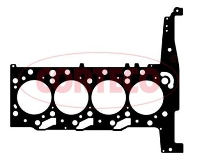 Прокладка ГБЦ FORD TRANSIT 00- 2.4TD 1.15мм CORTECO 415423P