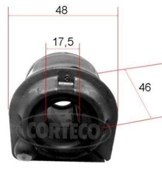 Подушка стабілізатора CORTECO 49371888