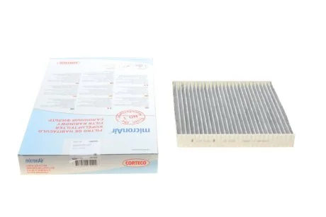 Фильтр салона HONDA JAZZ III 08- [угольный] CORTECO 80001184