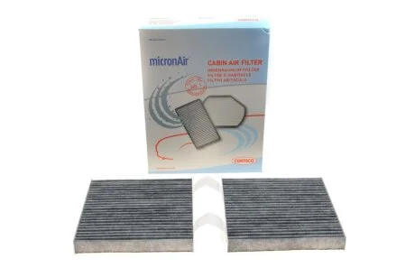 Фильтр салона (CC1434) BMW X3(F25) 10- угольный (комп. 2 шт.) CORTECO 80001777