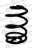 Пружина задн. Opel Kadett E (універсал), Astra F (універсал) CS Germany 14.774.418 (фото 1)