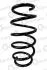 Пружина підвіски передня (кратно 2) Opel Meriva 1.7CDTi (03-10) CS Germany 14.774.481 (фото 1)