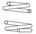 Пружина передня VW Golf IV 97-03, Lupo 98-05, Golf III 91-98, Bora 98-13, AUDI A3 96-03, SKODA Octavia Tour 96-10, SEAT Toledo II 99-04, Leon 99-05 CS Germany 14.950.707 (фото 1)