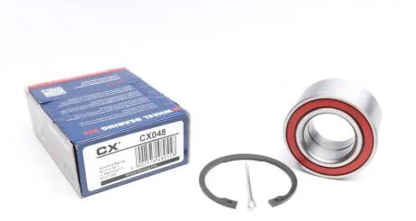 Підшипник призначений для монтажу на маточину, кульковий з елементами монтажу CX CX048