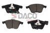 Комплект гальмівних накладок, дискове гальмо DACO Germany 320202 (фото 1)