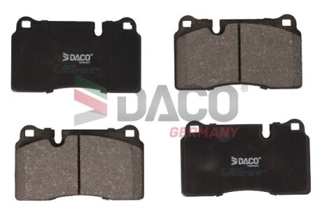 Комплект гальмівних накладок, дискове гальмо DACO Germany 320205