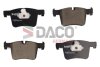 Комплект гальмівних накладок, дискове гальмо DACO Germany 320320 (фото 1)