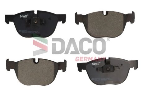 Комплект гальмівних накладок, дискове гальмо DACO Germany 320326