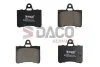 Комплект гальмівних накладок, дискове гальмо DACO Germany 320601 (фото 1)