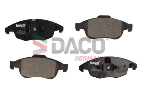 Тормозные колодки перед. Berlingo/Partner 08- DACO Germany 320629