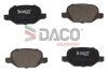 Комплект гальмівних накладок, дискове гальмо DACO Germany 320911 (фото 1)