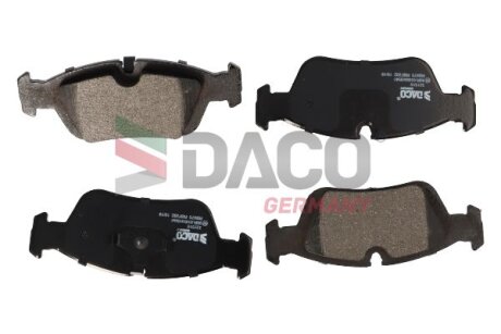 Комплект гальмівних накладок, дискове гальмо DACO Germany 321510