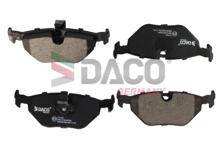 Комплект гальмівних накладок, дискове гальмо DACO Germany 321520