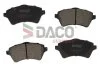 Комплект гальмівних накладок, дискове гальмо DACO Germany 322012 (фото 1)