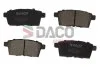 Комплект гальмівних накладок, дискове гальмо DACO Germany 322246 (фото 1)