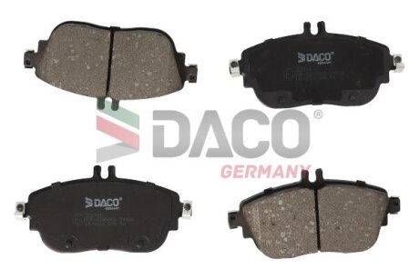 Комплект гальмівних накладок, дискове гальмо DACO Germany 322346