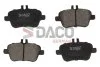 Комплект гальмівних накладок, дискове гальмо DACO Germany 322348 (фото 1)