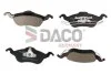 Комплект гальмівних накладок, дискове гальмо DACO Germany 322551 (фото 1)