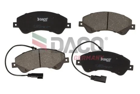 Колодки гальмівні перед. FORD TRANSIT 06- FWD DACO Germany 322575