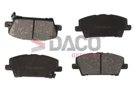 Тормозные колодки передние (17.8 мм) (система TRW) Honda Civic VIII (FN) 05- DACO Germany 322640
