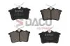 Комплект гальмівних накладок, дискове гальмо DACO Germany 322802 (фото 1)