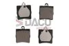 Комплект гальмівних накладок, дискове гальмо DACO Germany 323335 (фото 1)