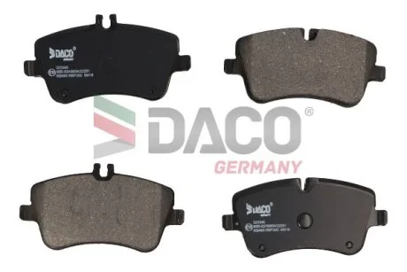 Колодки гальмівні перед. MERCEDES W203 C-KLASA 00-07 DACO Germany 323345