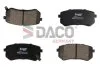 Комплект гальмівних накладок, дискове гальмо DACO Germany 323531 (фото 1)