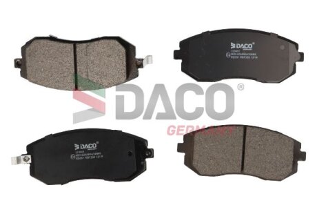 Гальмiвнi колодки SUB DACO Germany 323601