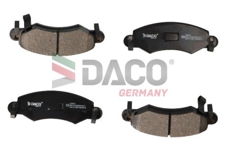 Гальмівні колодки OPEL AGILA 00- DACO Germany 323623