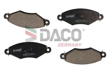 Гальмівні колодки PEUGEOT 206 98-, 306 93- DACO Germany 323735