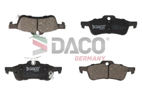 Гальмiвнi колодки зад DACO Germany 323910