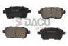 Комплект гальмівних накладок, дискове гальмо DACO Germany 323953 (фото 1)