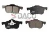 Комплект гальмівних накладок, дискове гальмо DACO Germany 324111 (фото 1)