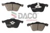 Комплект гальмівних накладок, дискове гальмо DACO Germany 324112 (фото 1)