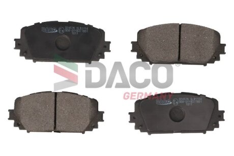 Колодки гальмівні дискові пер. DACO Germany 324576