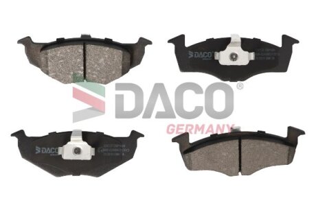 Комплект гальмівних накладок, дискове гальмо DACO Germany 324737