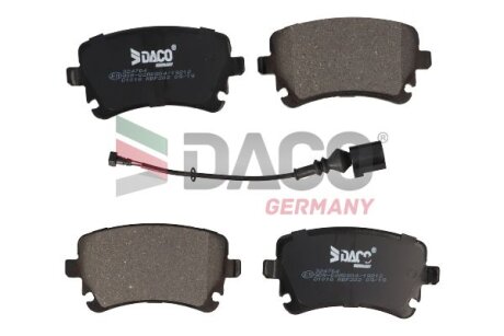 Тормозные колодки зад. T5 03- (TRW) DACO Germany 324764