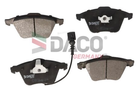 Колодки гальмівні VW GOLF V 03-, VW PASSAT 05- DACO Germany 324771
