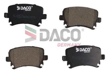 Комплект гальмівних накладок, дискове гальмо DACO Germany 324775