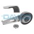 DAYCO Поликлиновой ременный комплект (ремень+натяж.мех.) CITROEN BERLINGO 1.8/1.9 96-, FIAT SCUDO 1.9 96-, PEUGEOT 406 1.9 96- KPV002