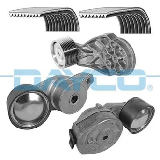 Фото 1 - 7485130486 Комплект натяжного механізму (ремні і ролики) RVI DXI 13 DAYCO KPV056HD 7485130486 Комплект натяжного механізму (ремні і ролики) RVI DXI 13 DAYCO KPV056HD (фото 1)