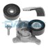 DAYCO CITROEN К-кт поліклинового ременя (ремінь+натягувач+ролик) C4,С5,C8 2.0 01-, PEUGEOT 206, 307, 406, 407, 607 KPV067