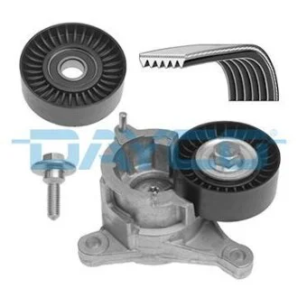 CITROEN К-кт поліклинового ременя (ремінь+натягувач+ролик) C4,С5,C8 2.0 01-, PEUGEOT 206, 307, 406, 407, 607 DAYCO KPV067